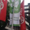 Mayors for peace Flagge in Mainz  - 