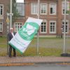 Bürgermeister Richard Borgmann (Stadt Lüdinghausen) hisste die Flagge der Mayors for Peace.  - © Stadt Lüdinghausen