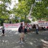 Mahngedenken auf dem Königsplatz in Augsburg zum 75. Jahrestag des Atombombenabwurfs auf Hiroshima - 